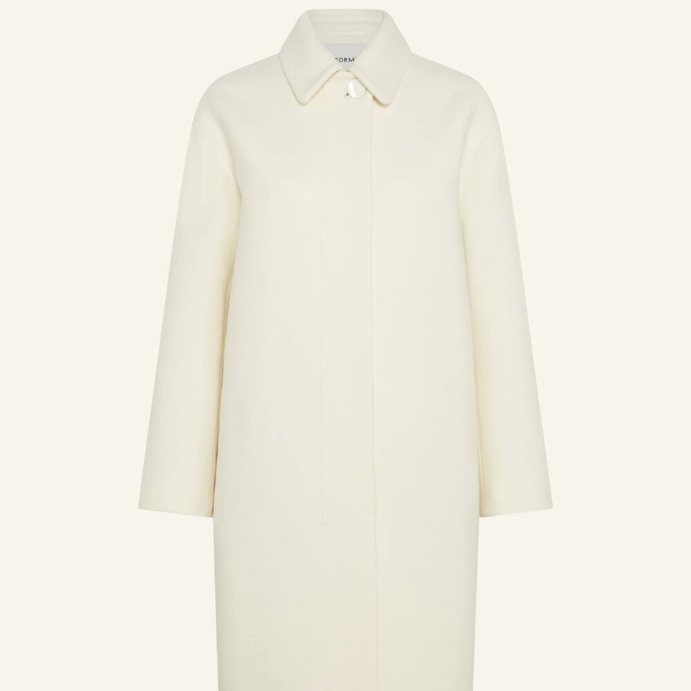 FFORME Jamie Wool Coat Cream New With Tags